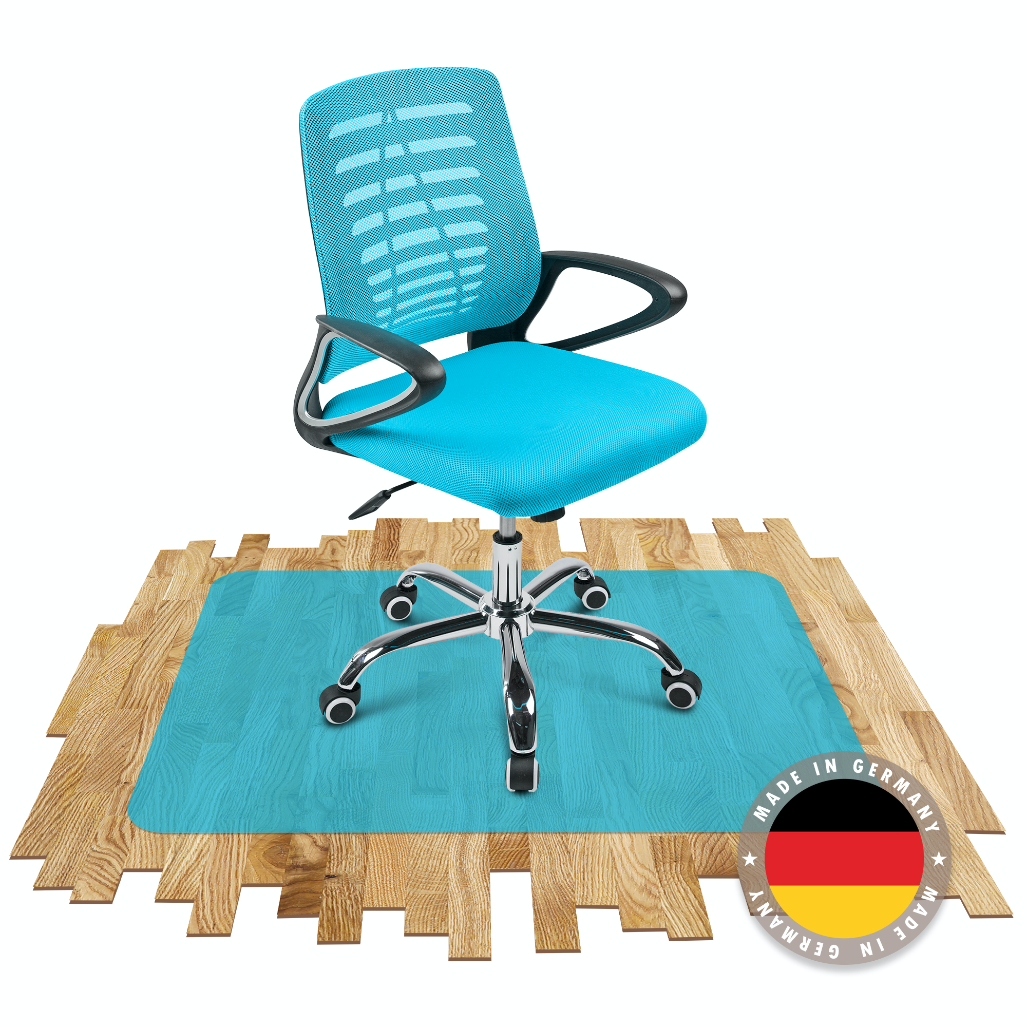 Transparente Stuhlmatte Für Hardböden 170 X 260 Cm - Bürostuhlmatte Für Laminat & Parkett - FANDIAO